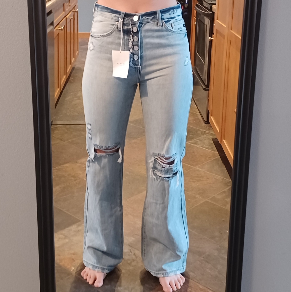 KANCAN ARIENA ULTRA HIGH RISE 90'S FLARE JEANS